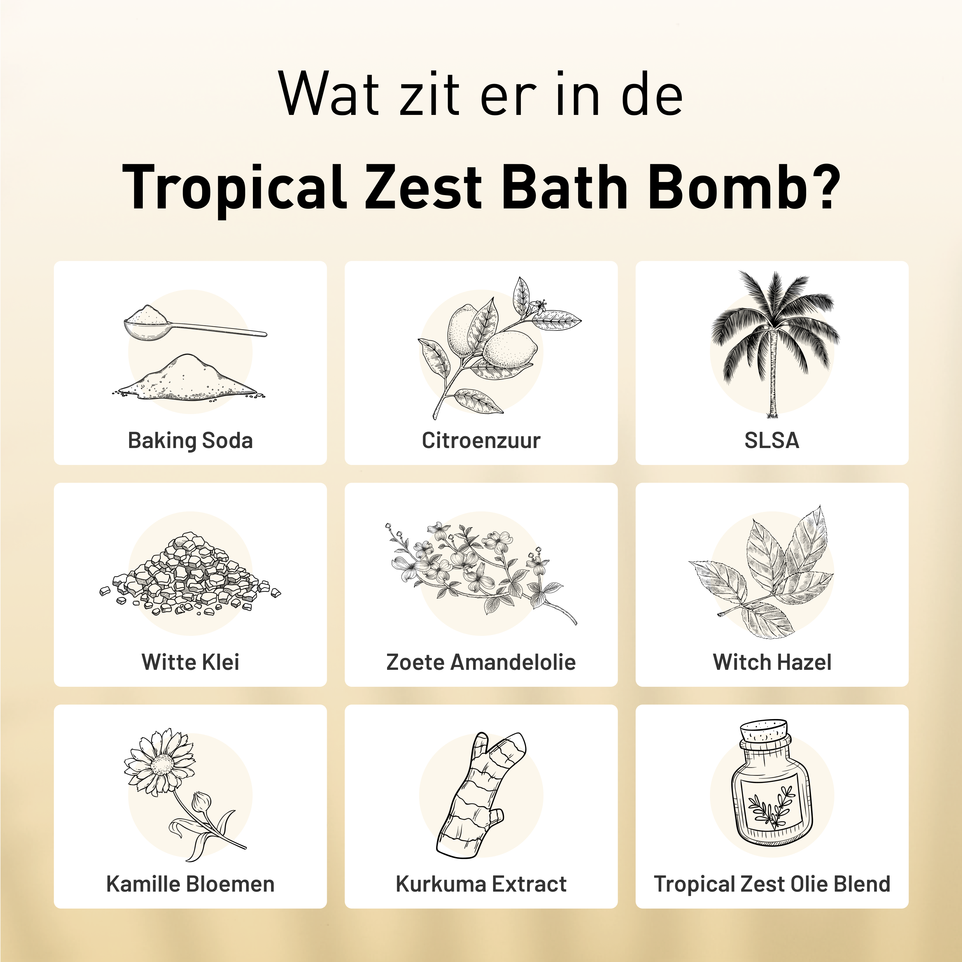 Bath Bomb Tropical Zest