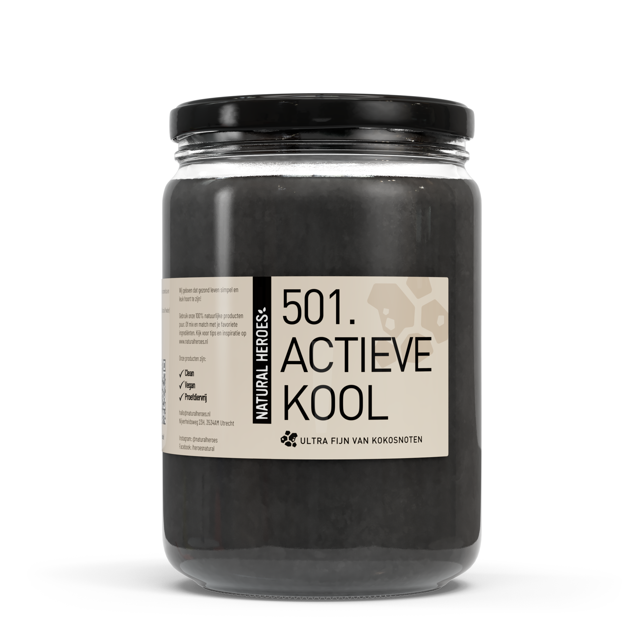 Actieve Kool Poeder (Ultra Fijn & Food Grade)