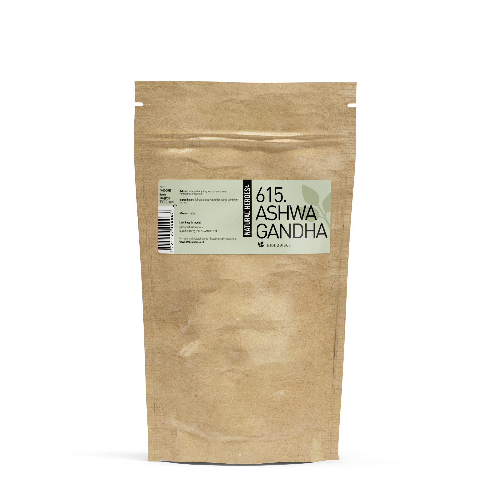 Ashwagandha Poeder (Biologisch)