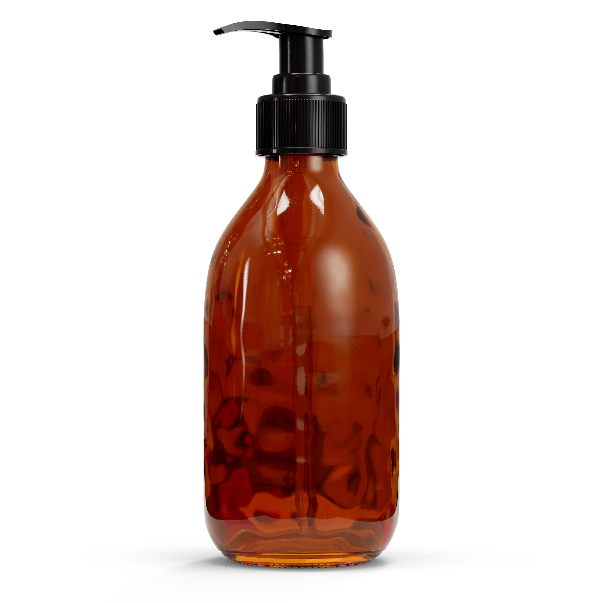 Glazen fles - Bruin (incl. varierende doppen)