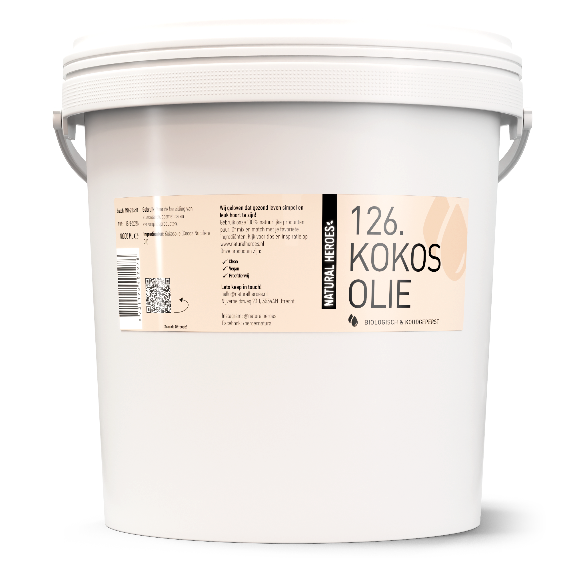 Kokosolie (Biologisch & Koudgeperst)