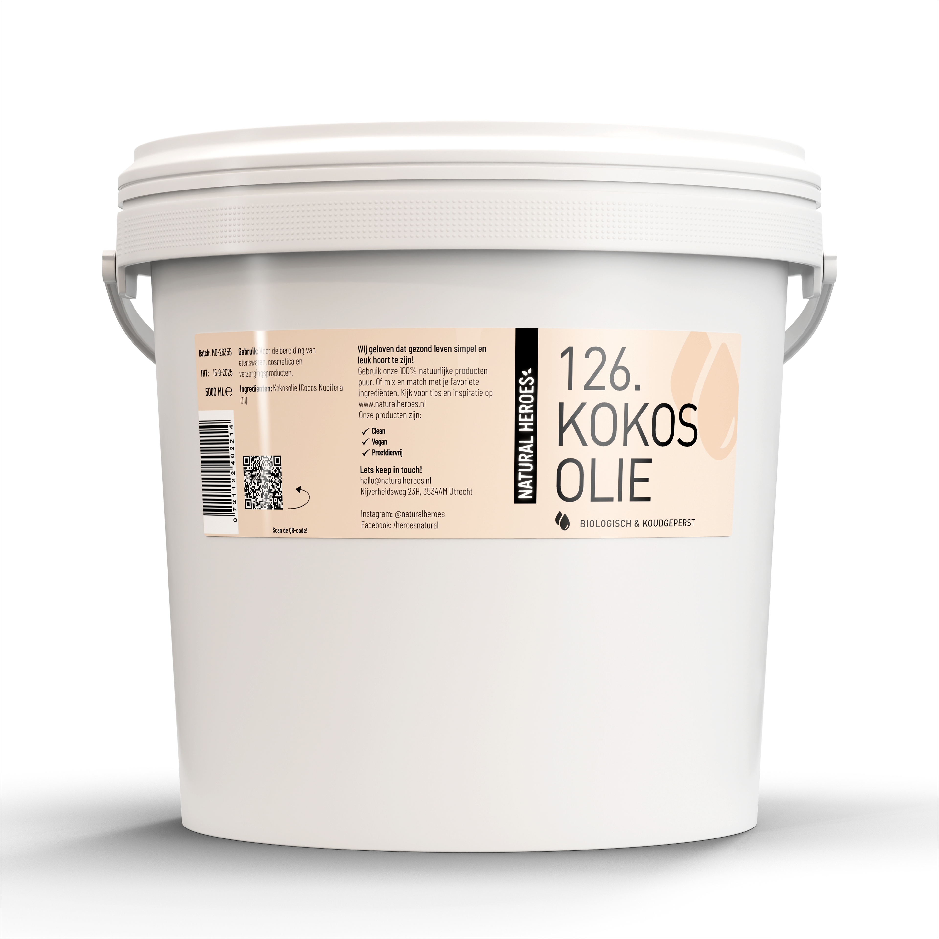 Kokosolie (Biologisch & Koudgeperst)