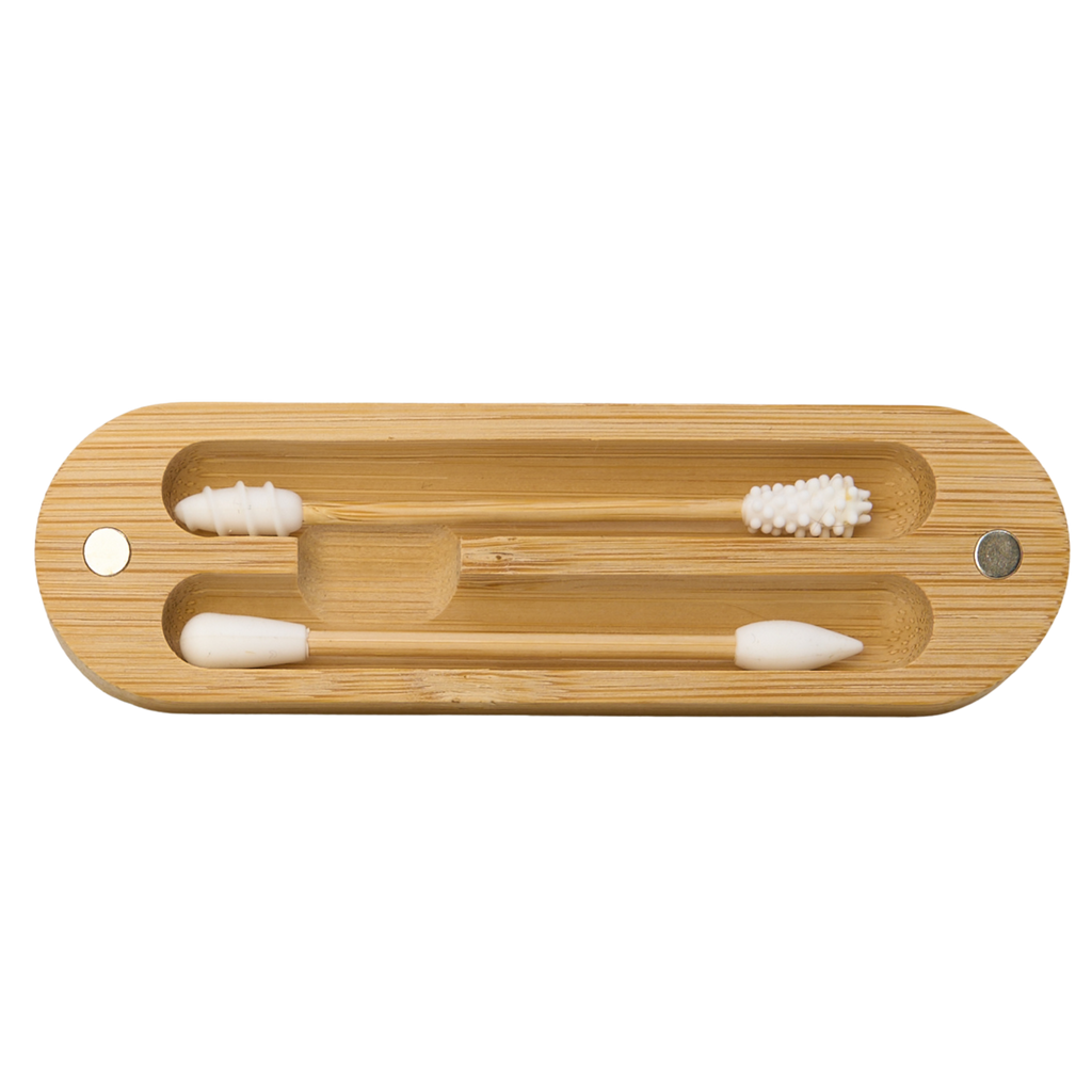 Herbruikbare Wattenstaafjes Set (Bamboe)