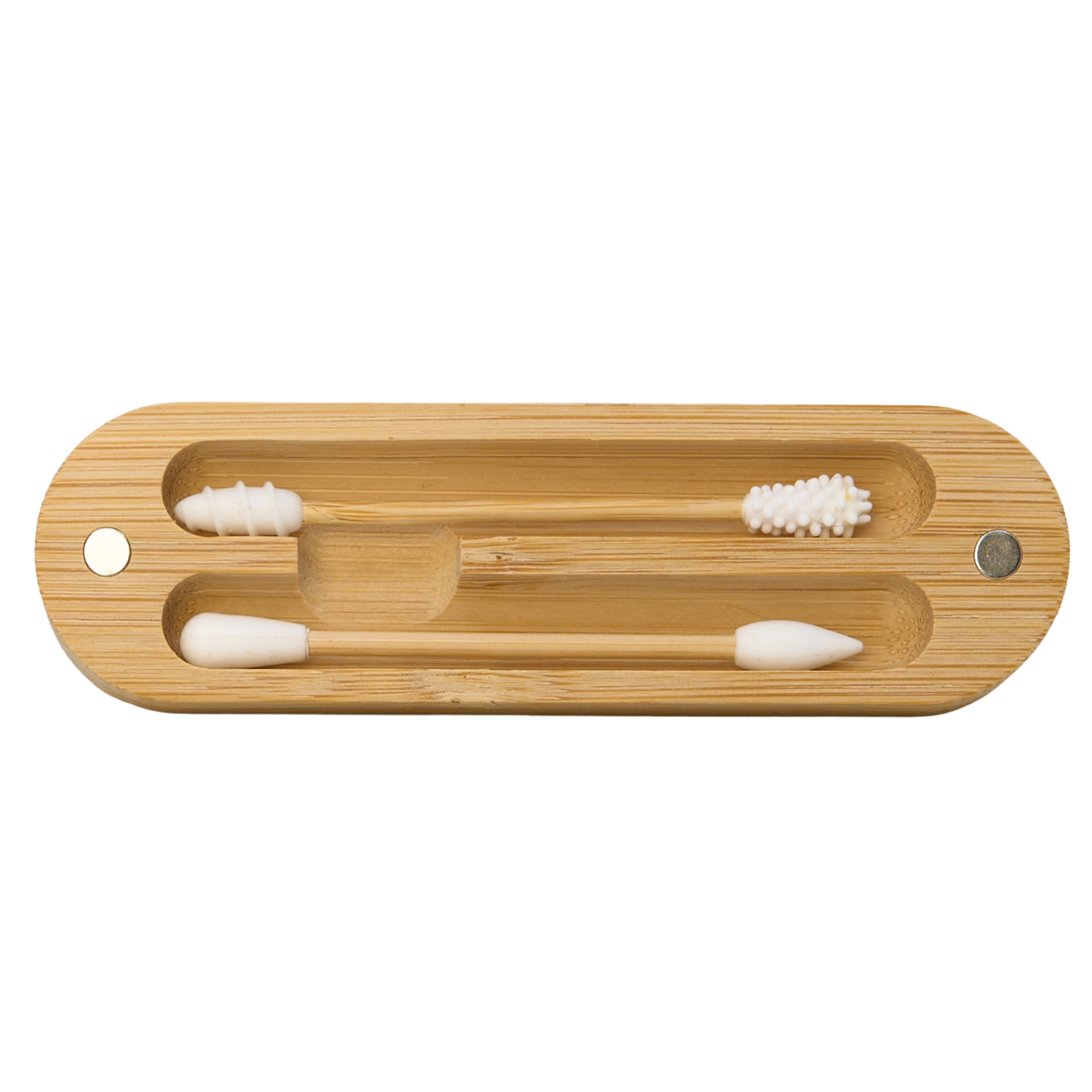 Herbruikbare Wattenstaafjes Set (Bamboe)