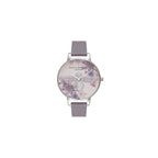 Gray Artificial Leather Watch