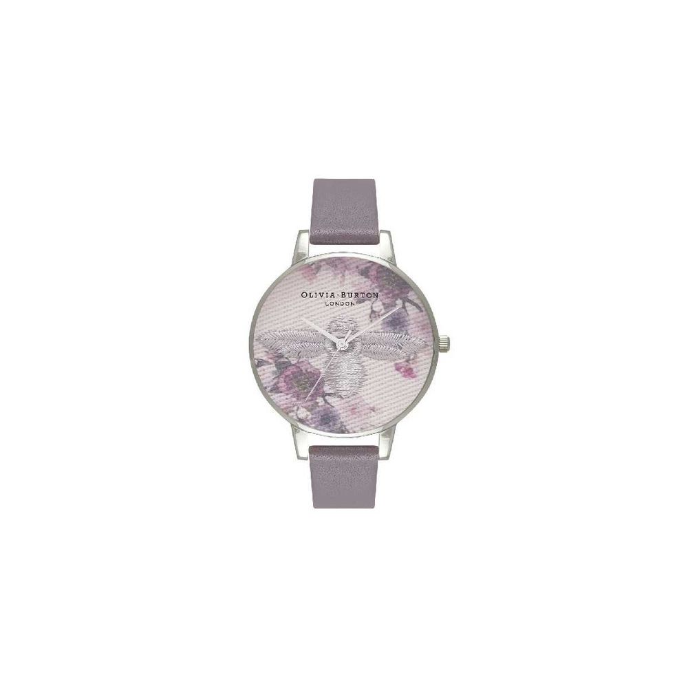 Gray Artificial Leather Watch