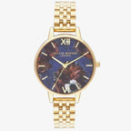 Gold Stainless Steel Watch