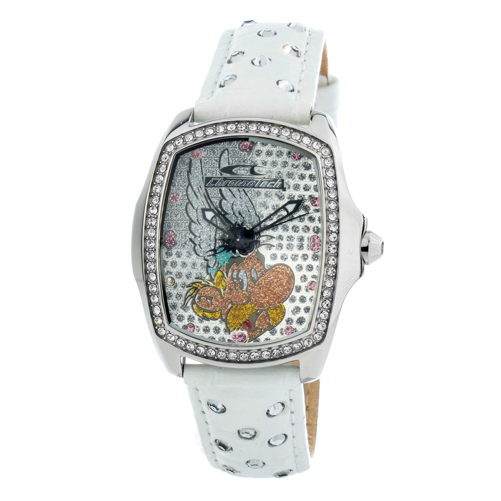 White Leather Watch