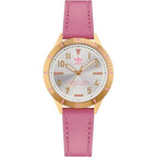 Multicolor Leather Watch