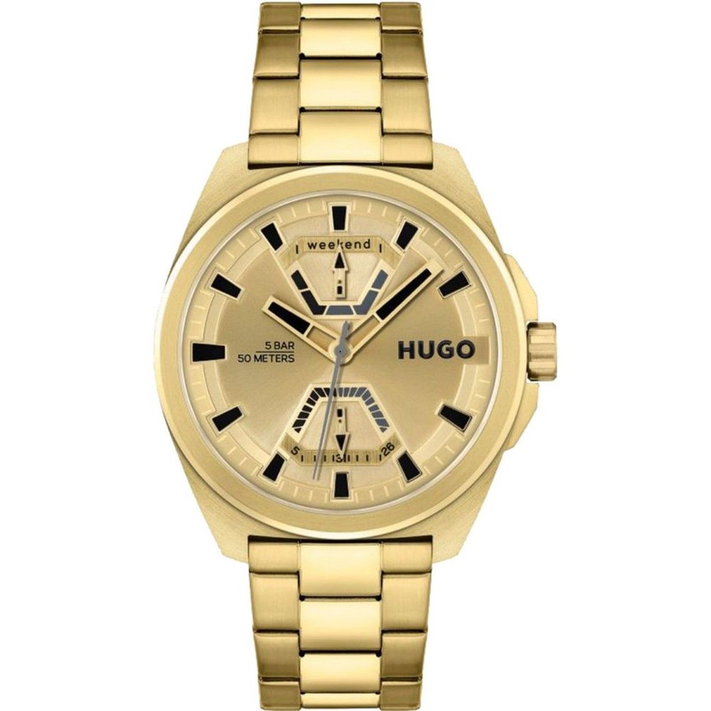 Gold Stainless Steel Watch