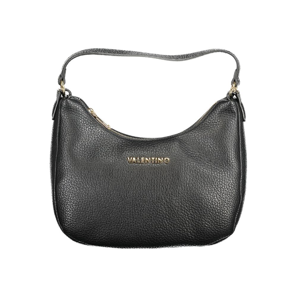 Black Polyethylene Women Handbag