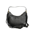 Black Polyethylene Women Handbag