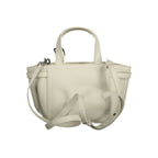 White Polyester Handbag