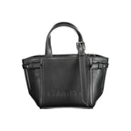 Black Polyester Handbag