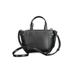 Black Polyester Handbag