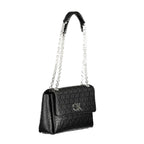 Black Polyester Handbag