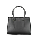 Black Polyester Handbag
