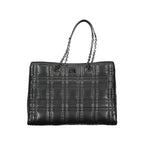 Black Polyester Handbag