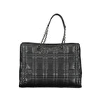 Black Polyester Handbag