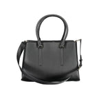 Black Polyester Handbag