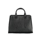 Black Polyester Handbag