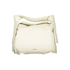 Beige Polyester Handbag