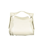 Beige Polyester Handbag