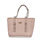 Pink Polyethylene Handbag