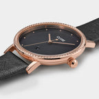 Gray Leather Watch