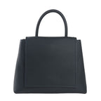 Blue Leather Handbag