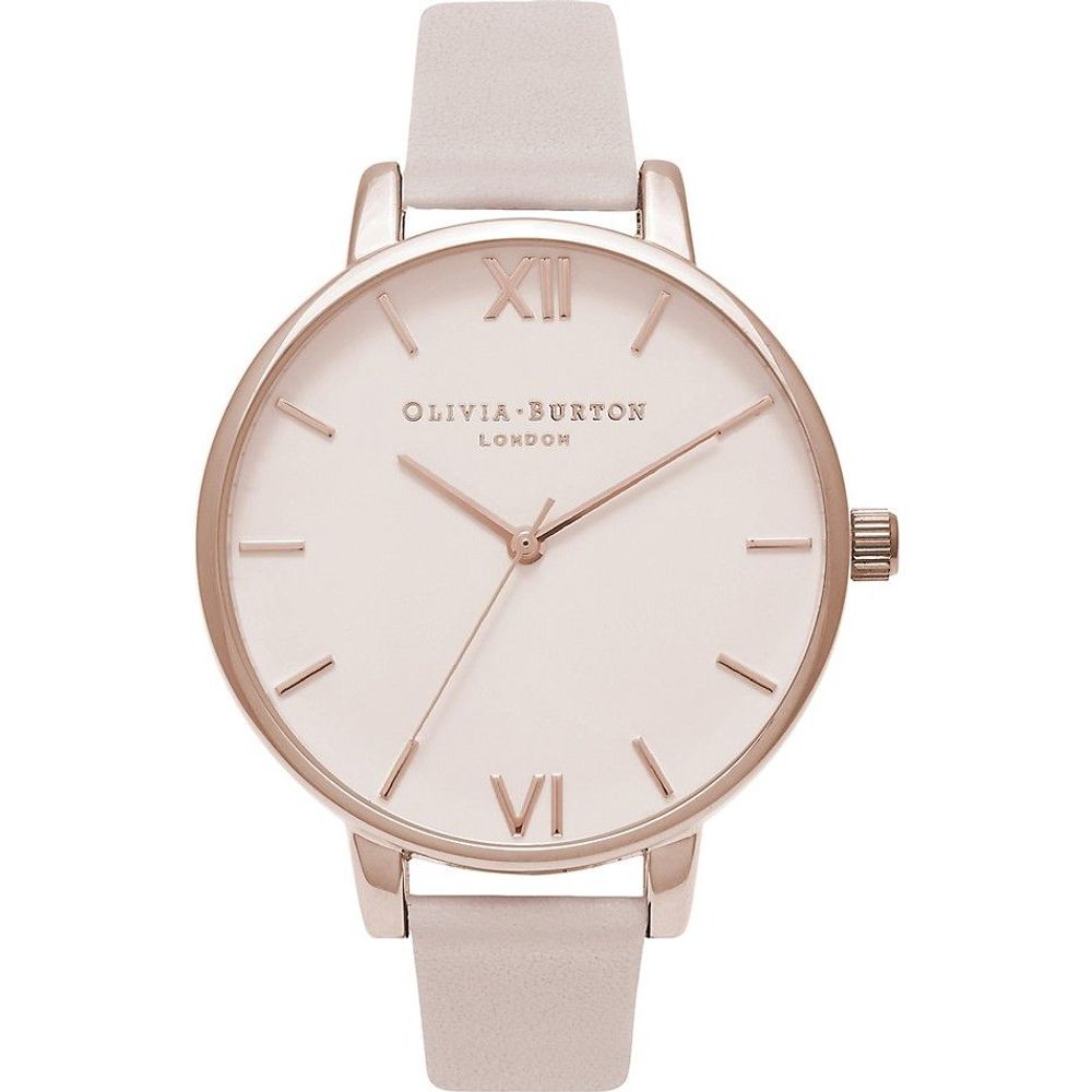 White Artificial Leather Watch