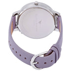 Purple Artificial Leather Watch