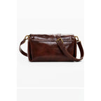 Brown Polyethylene Women Handbag