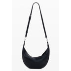 Black Polyethylene Women Handbag