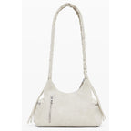 Beige Polyethylene Women Handbag