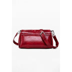 Red Polyethylene Women Handbag