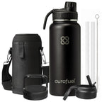 Stainless Steel Drink Bottle - Black