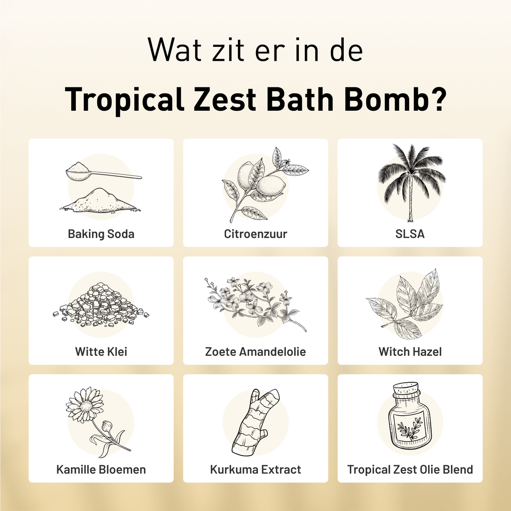Bath Bomb Tropical Zest