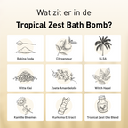 Bath Bomb Tropical Zest