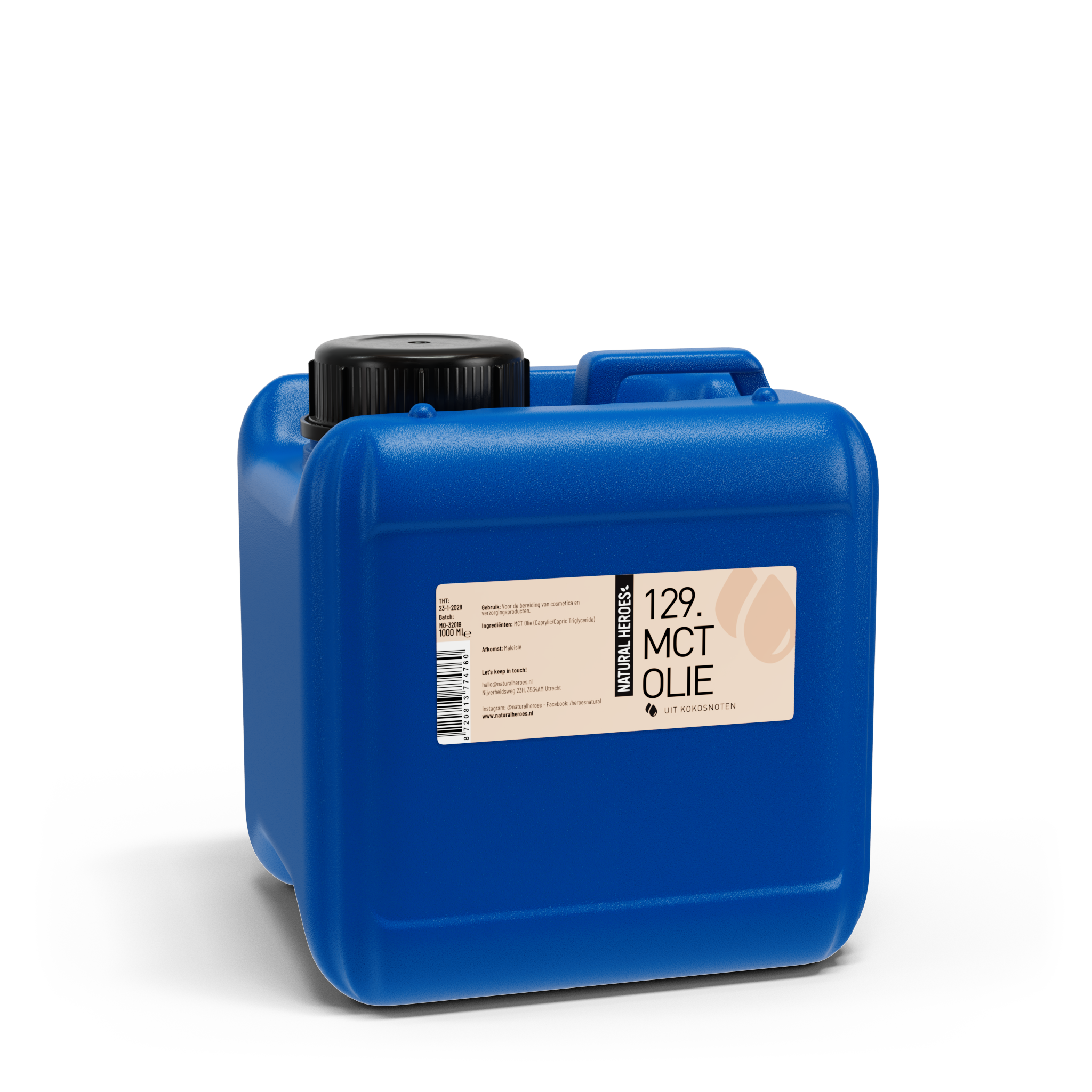 MCT Olie / Gefractioneerde Kokosolie (Food Grade)