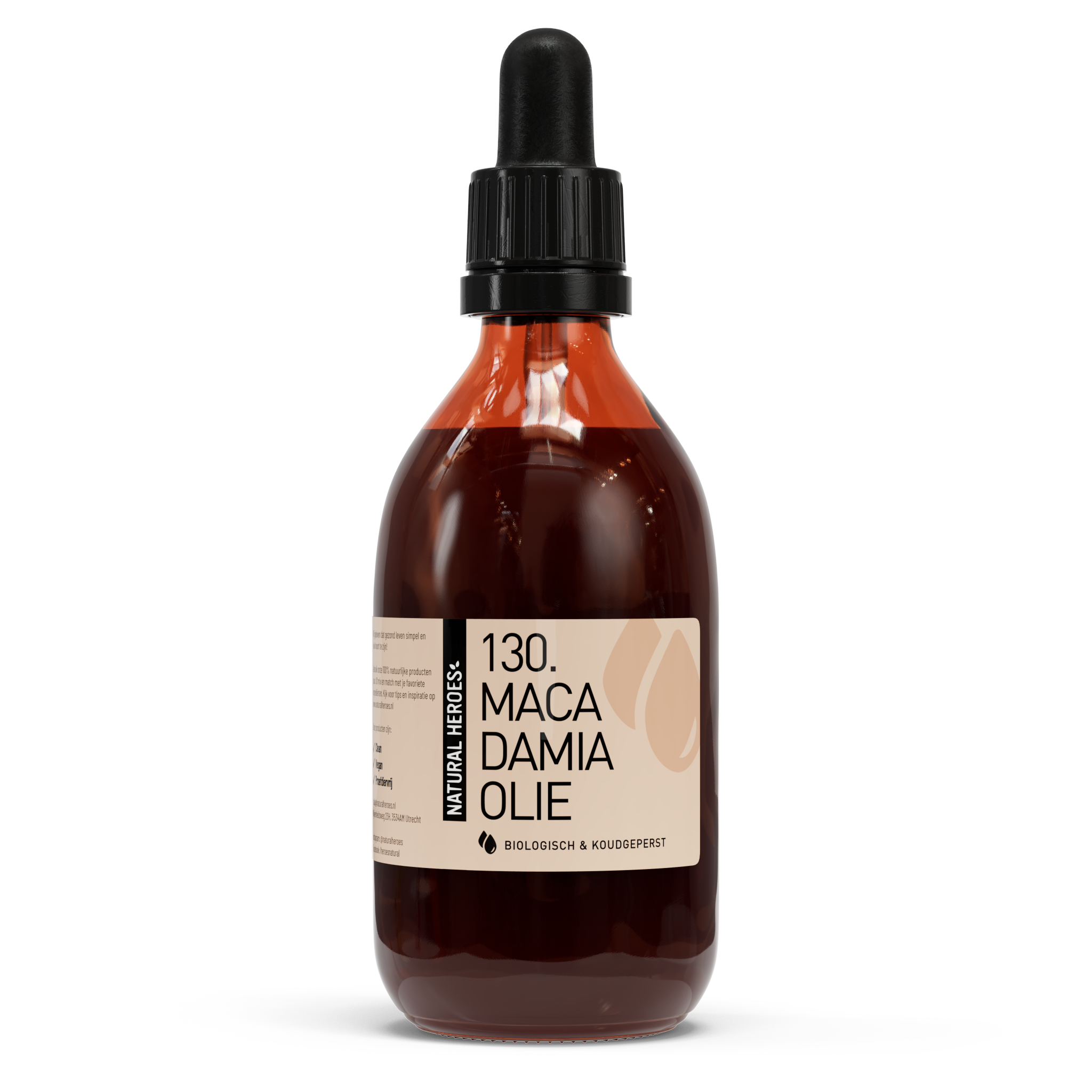 Macadamia Olie (Biologisch & Koudgeperst)