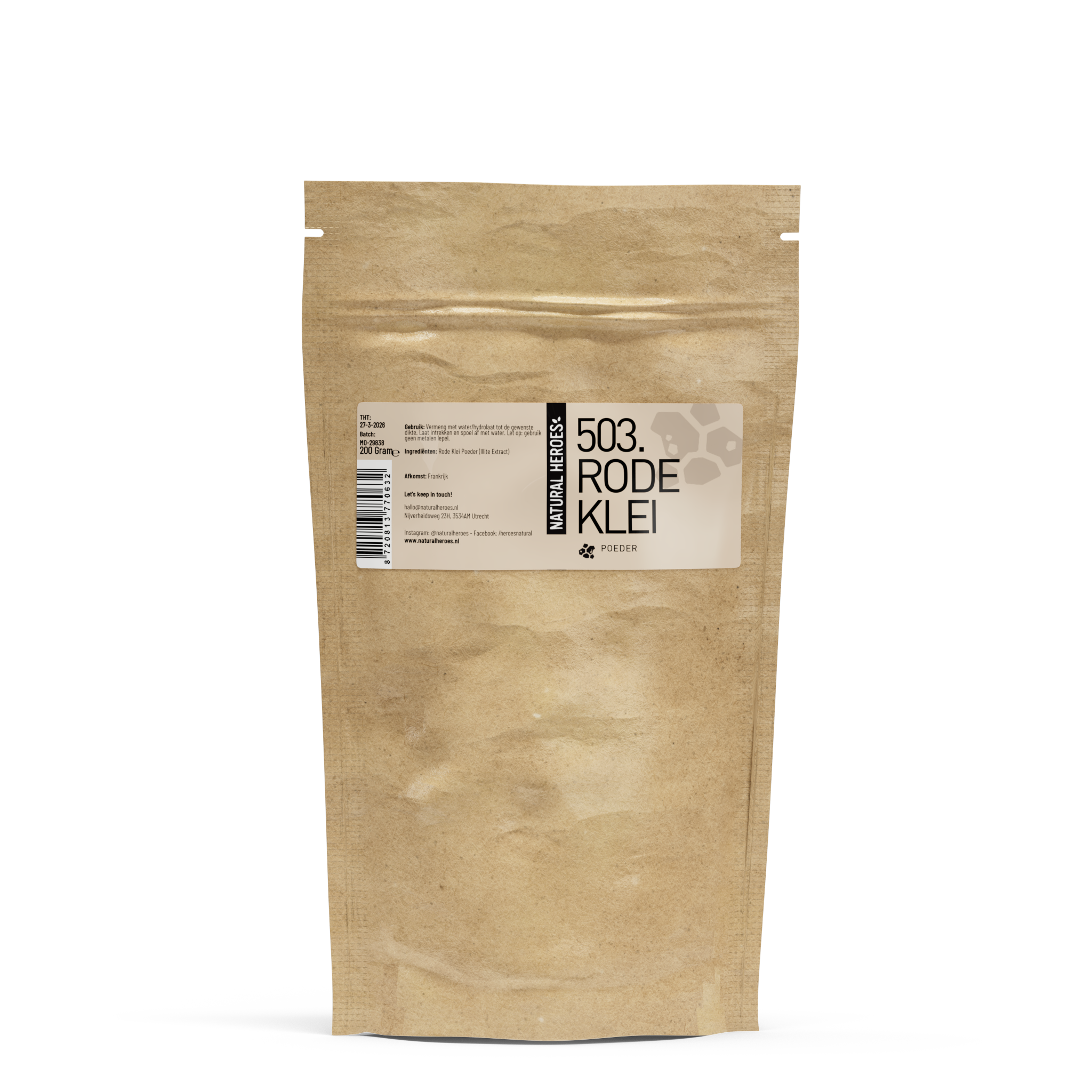Rode Klei Poeder