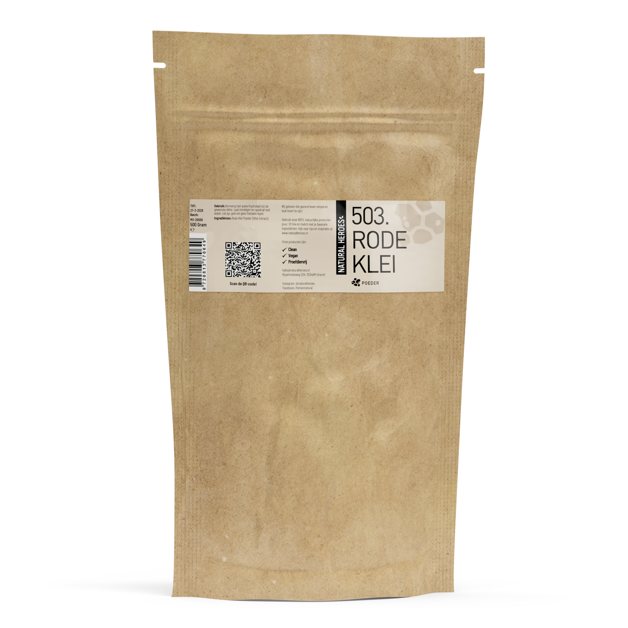 Rode Klei Poeder