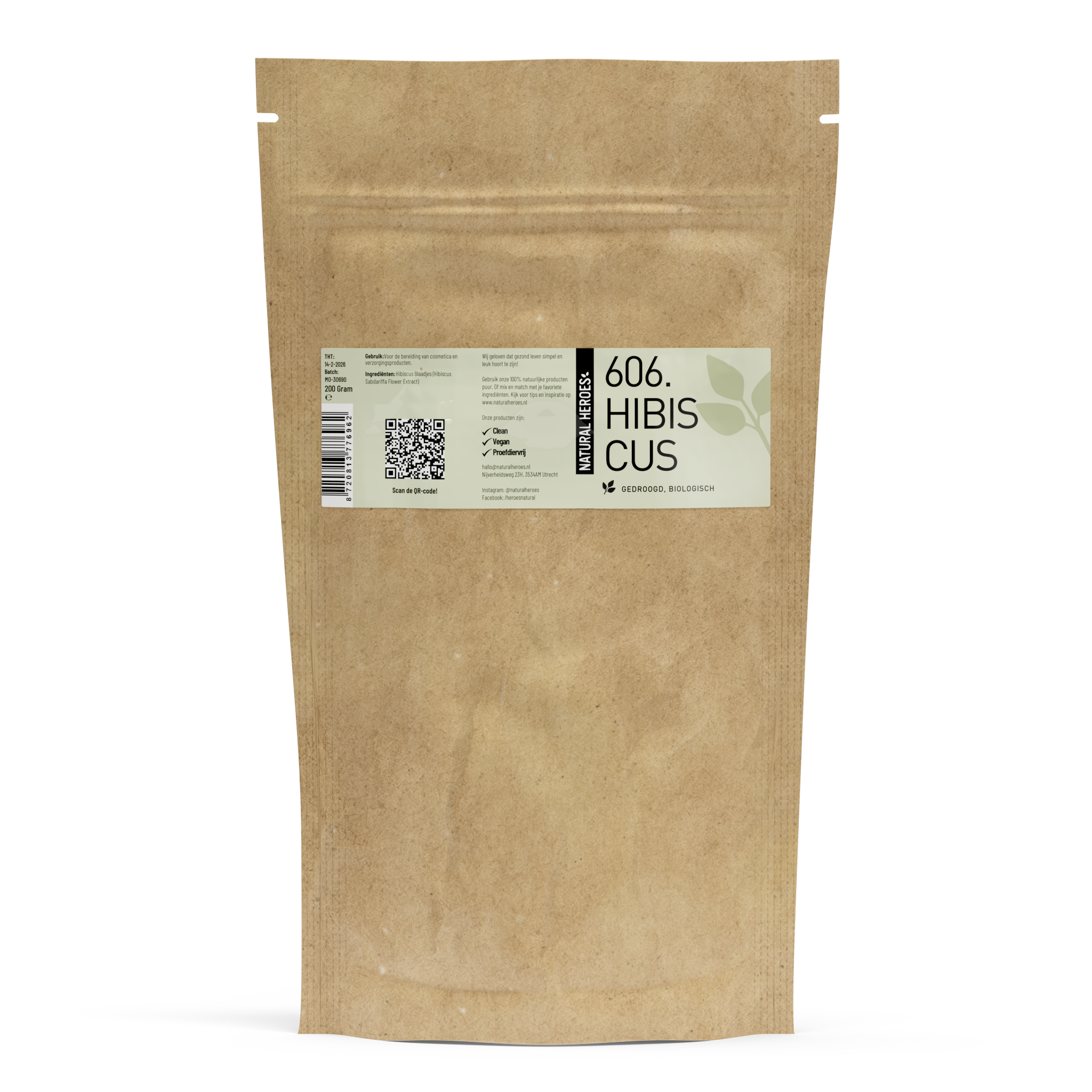 Hibiscus (Gedroogd) - Biologisch