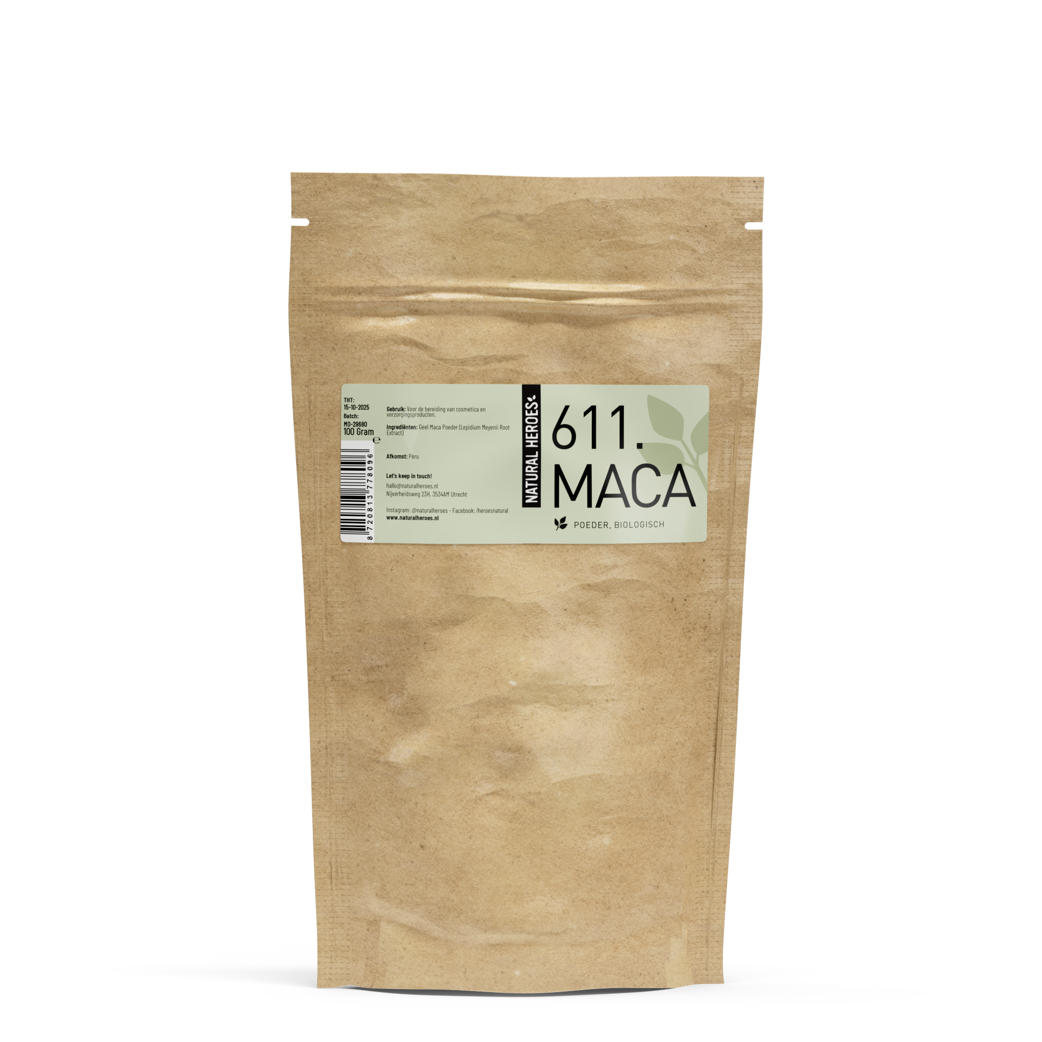 Maca Poeder (Geel) - Biologisch