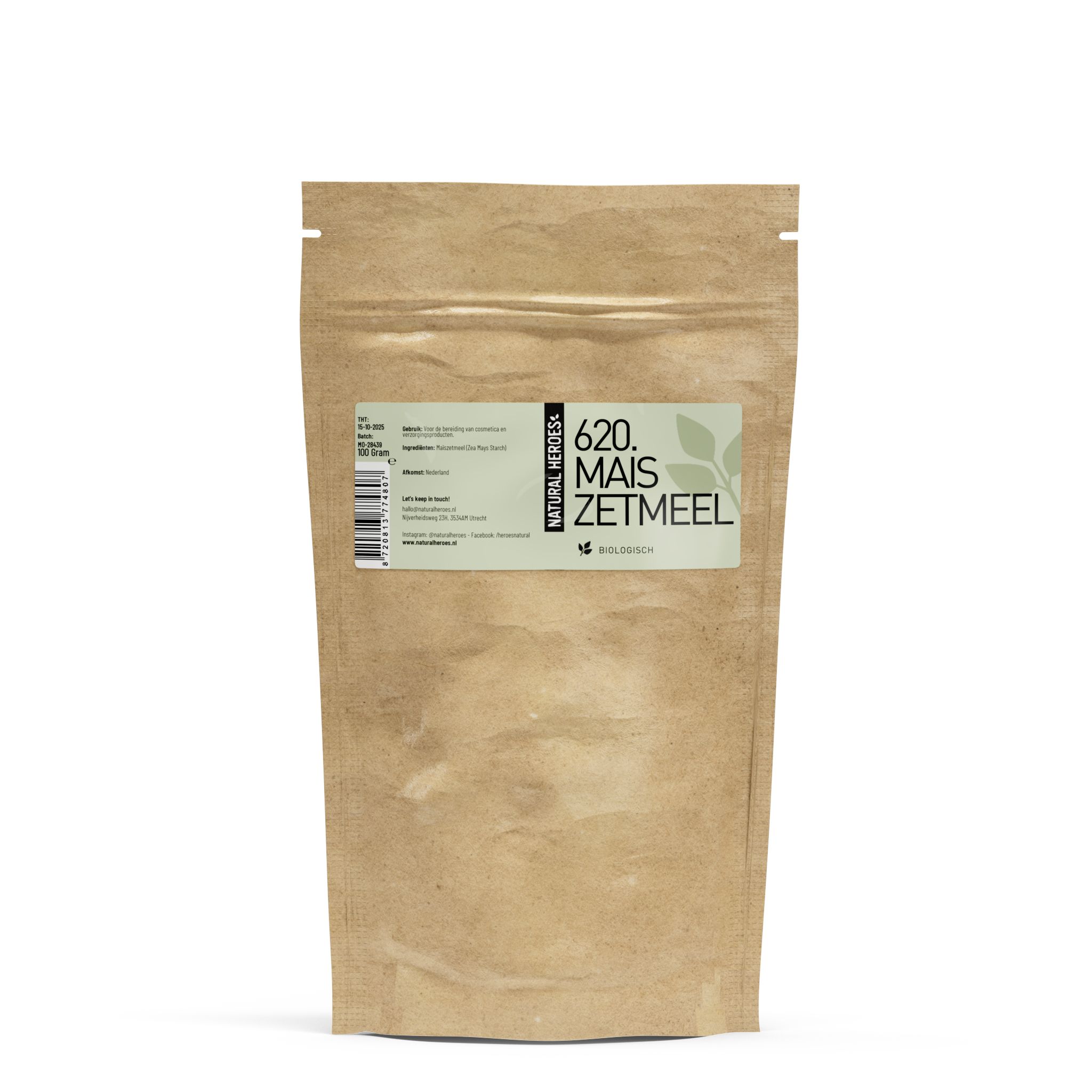 Maïszetmeel - Biologisch