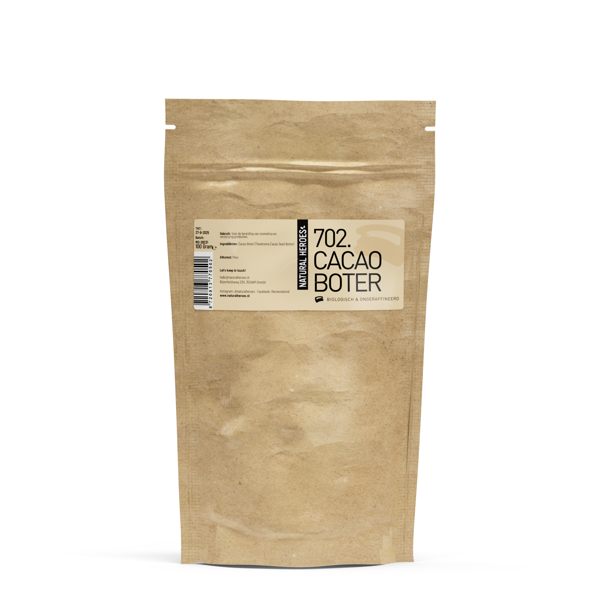 Cacaoboter (Biologisch & Ongeraffineerd)