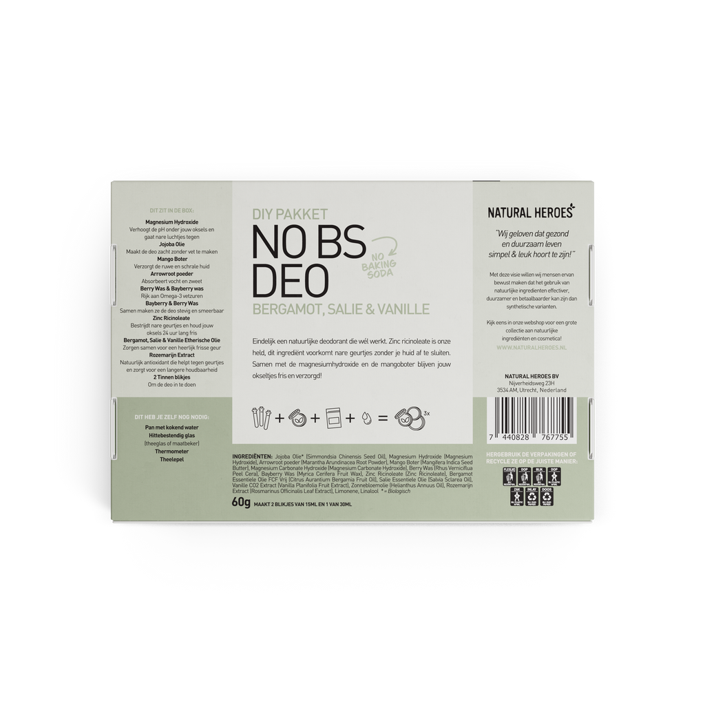 DIY Pakket: No BS Deo