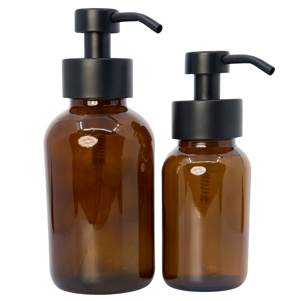 Glazen Fles met schuimpomp