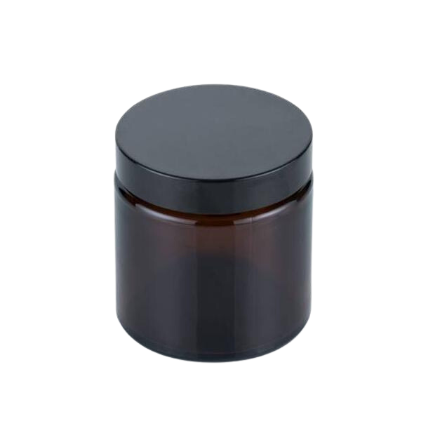 Glazen Pot - Bruin (incl. dop)